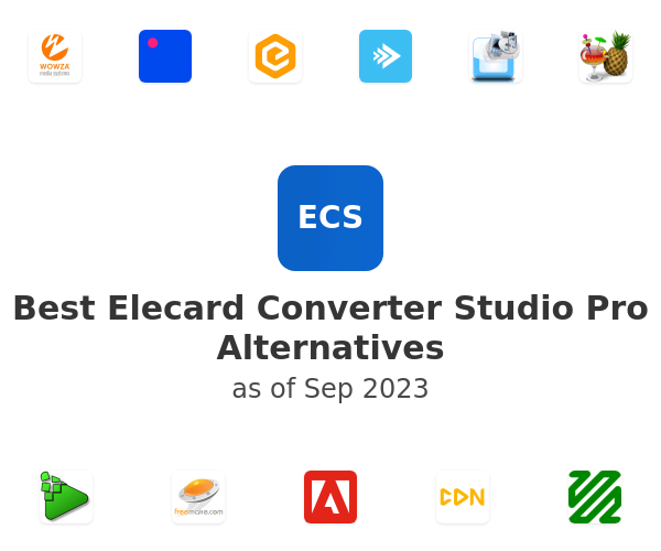 Best Elecard Converter Studio Pro Alternatives