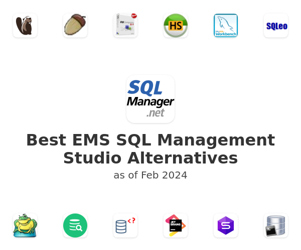 Best EMS SQL Management Studio Alternatives