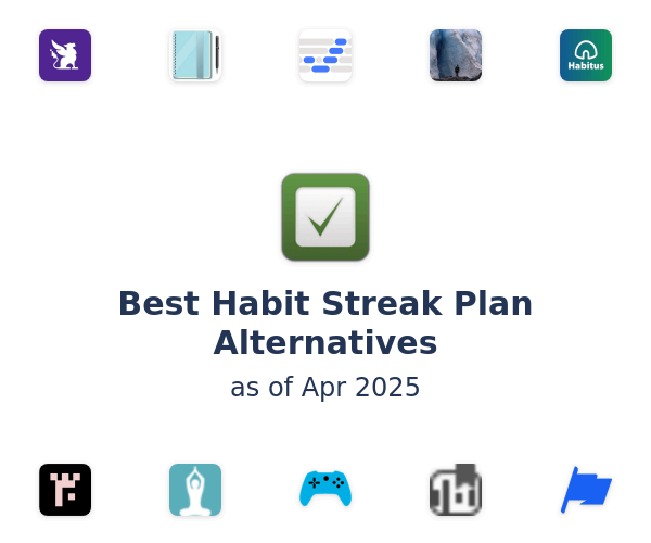 Best Habit Streak Plan Alternatives