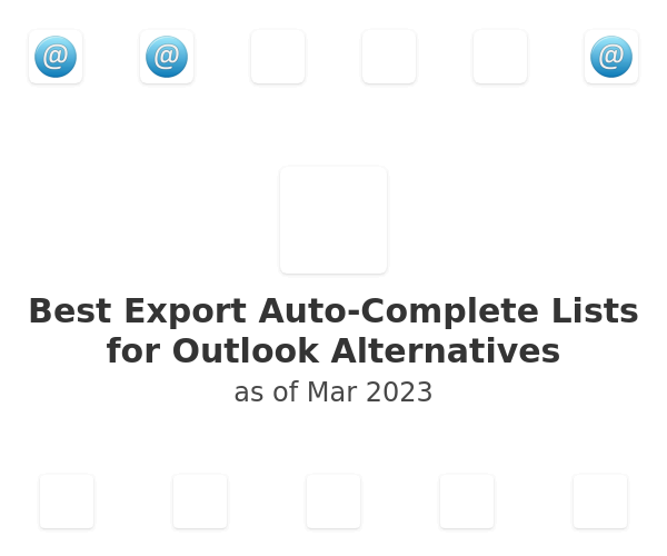 Best Export Auto-Complete Lists for Outlook Alternatives