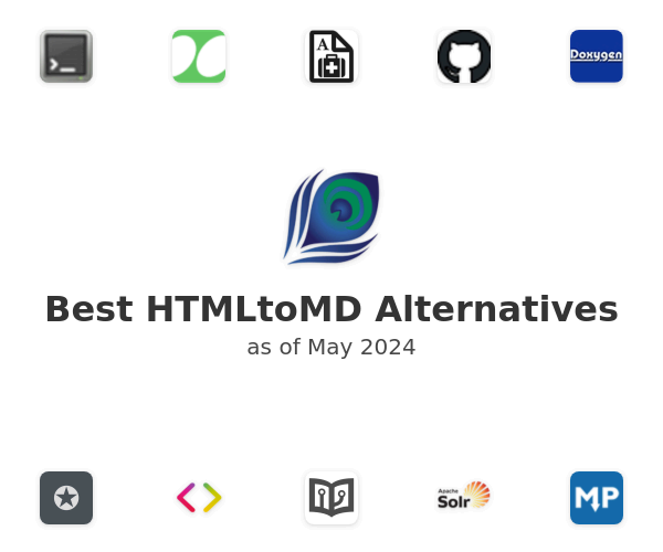 Best HTMLtoMD Alternatives