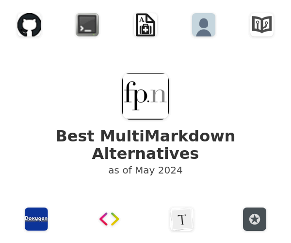 Best MultiMarkdown Alternatives