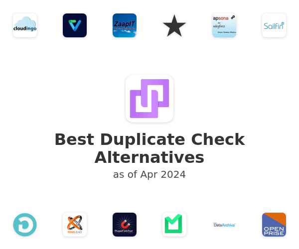 Best Duplicate Check Alternatives