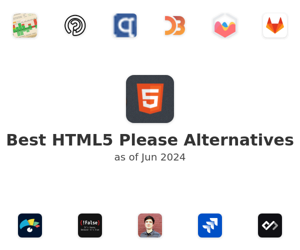 Best HTML5 Please Alternatives
