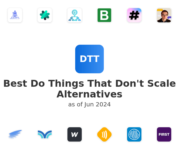 Best Do Things That Don't Scale Alternatives