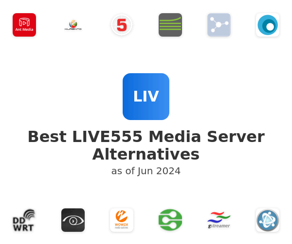 Best LIVE555 Media Server Alternatives