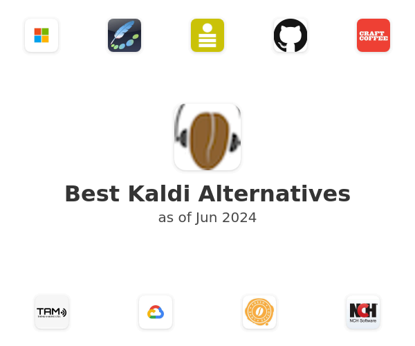 Best Kaldi Alternatives