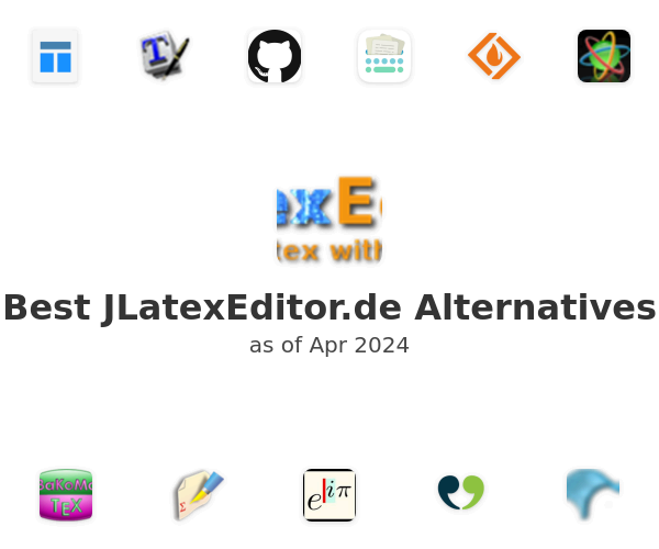 Best JLatexEditor.de Alternatives