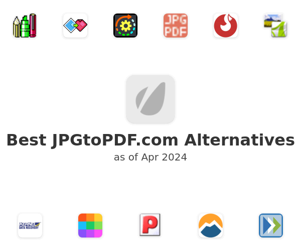 Best JPGtoPDF.com Alternatives