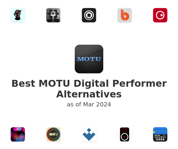 Best MOTU Digital Performer Alternatives