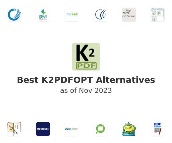 Best K2PDFOPT Alternatives