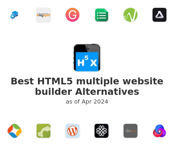 Best HTML5 multiple website builder Alternatives