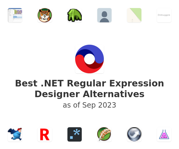 Best .NET Regular Expression Designer Alternatives