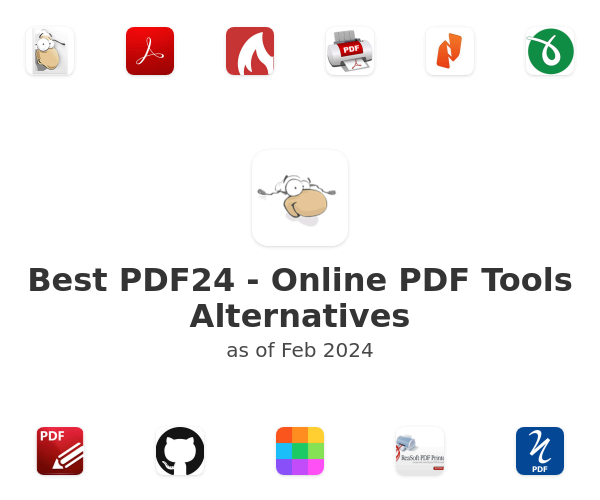 Best PDF24 - Online PDF Tools Alternatives