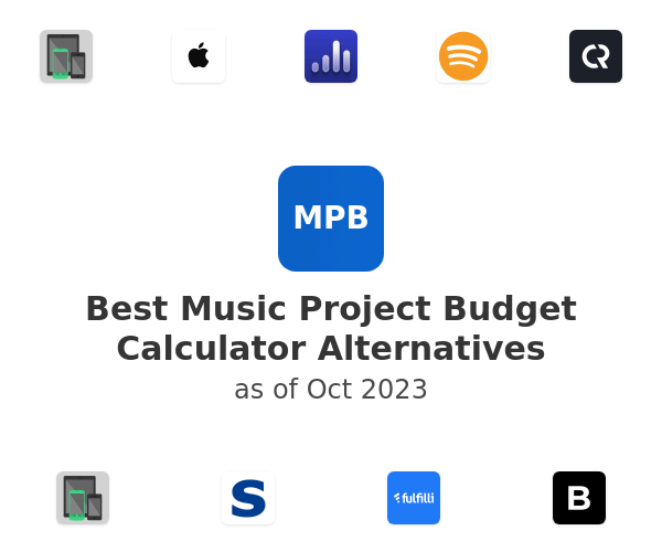 Best Music Project Budget Calculator Alternatives