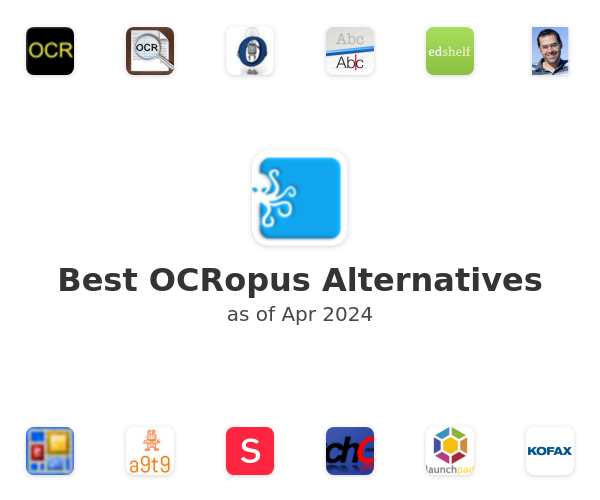 Best OCRopus Alternatives