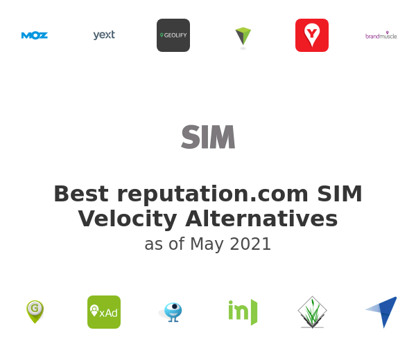 Best reputation.com SIM Velocity Alternatives
