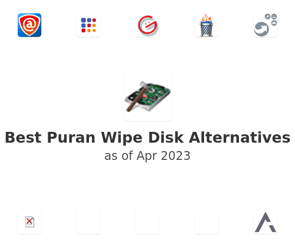 Best Puran Wipe Disk Alternatives