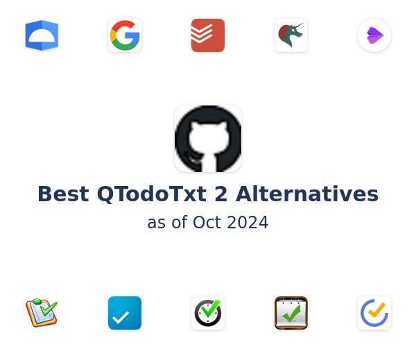Best QTodoTxt 2 Alternatives
