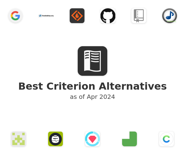 Best Criterion Alternatives