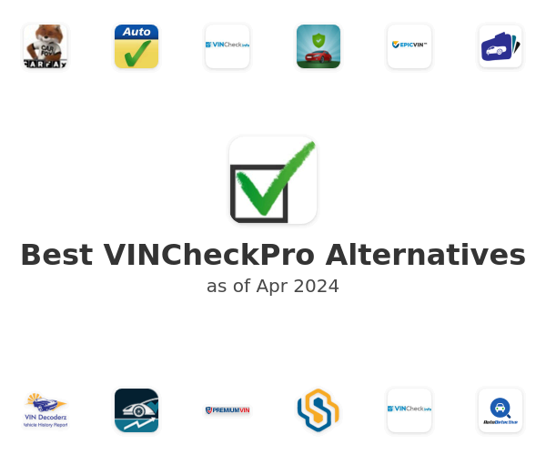 Best VINCheckPro Alternatives