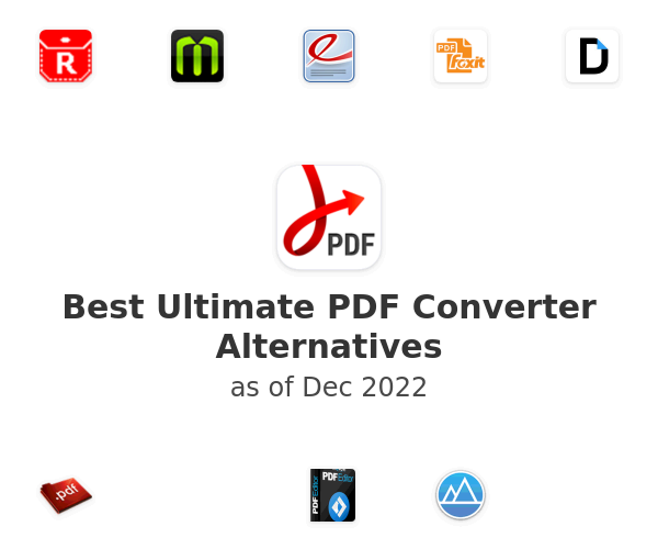 Best Ultimate PDF Converter Alternatives