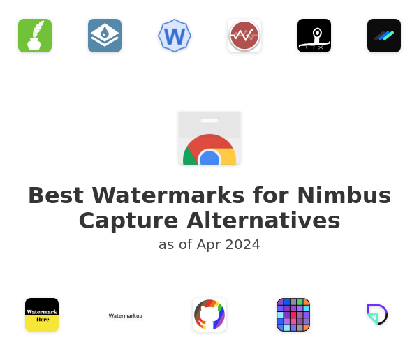 Best Watermarks for Nimbus Capture Alternatives