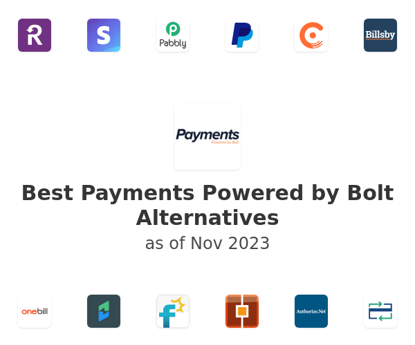 Best Payments Powered by Bolt Alternatives