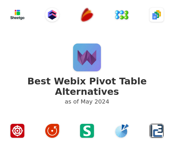 Best Webix Pivot Table Alternatives