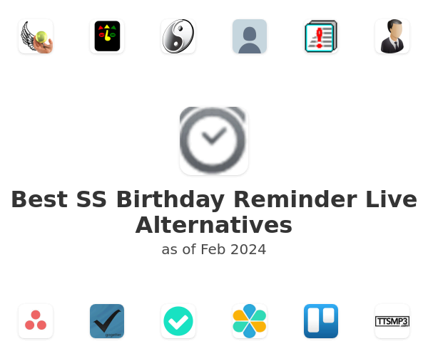 Best SS Birthday Reminder Live Alternatives