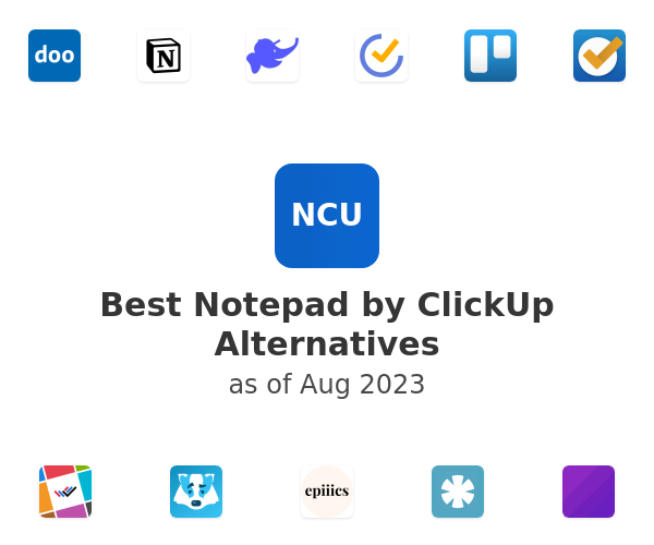 Best Notepad by ClickUp Alternatives