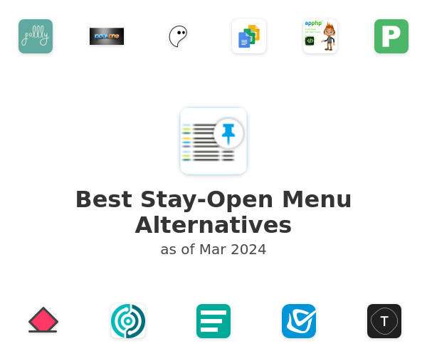Best Stay-Open Menu Alternatives