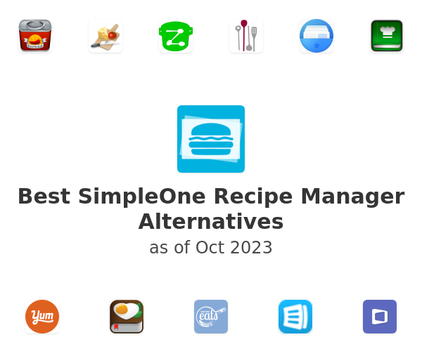 Best SimpleOne Recipe Manager Alternatives