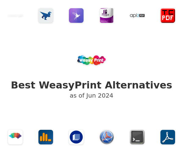 Best WeasyPrint Alternatives