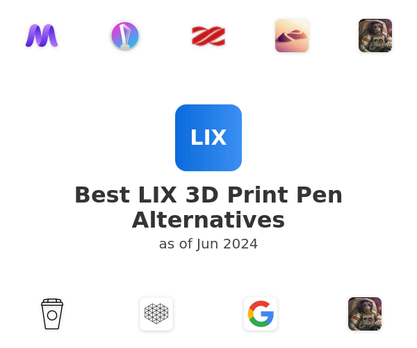 Best LIX 3D Print Pen Alternatives