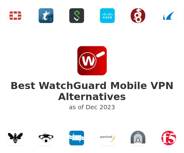 Best WatchGuard Mobile VPN Alternatives