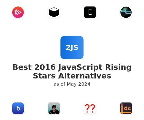 Best 2016 JavaScript Rising Stars Alternatives