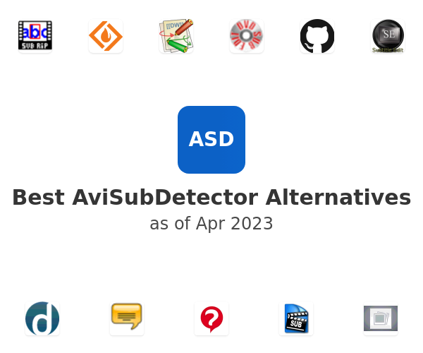 Best AviSubDetector Alternatives