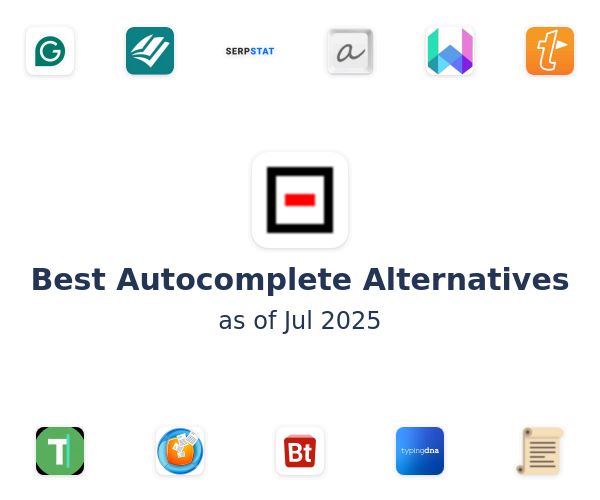 Best Autocomplete Alternatives