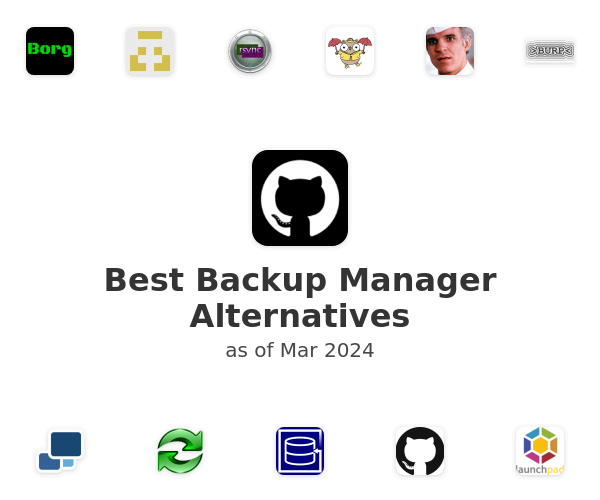 Best Backup Manager Alternatives