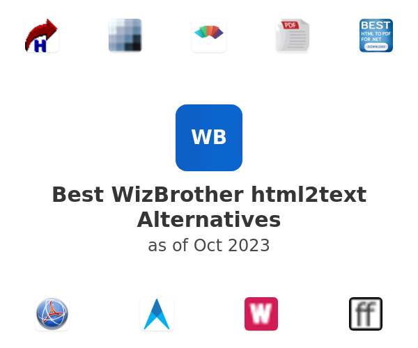 Best WizBrother html2text Alternatives