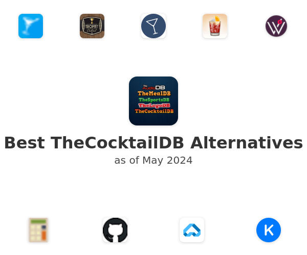 Best TheCocktailDB Alternatives