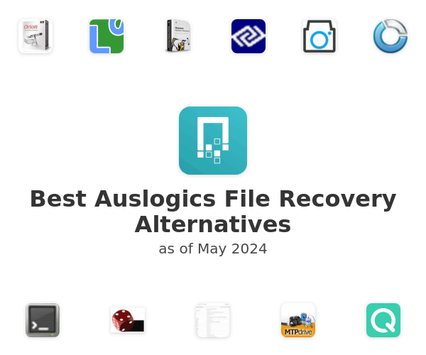 Best Auslogics File Recovery Alternatives