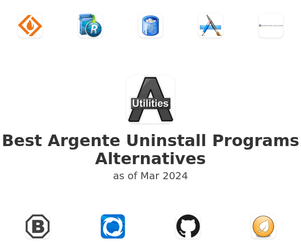 Best Argente Uninstall Programs Alternatives