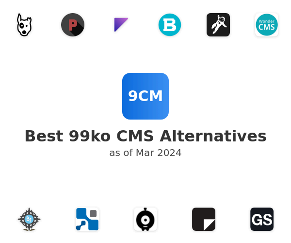 Best 99ko CMS Alternatives