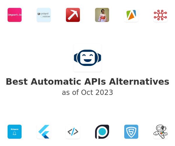 Best Automatic APIs Alternatives