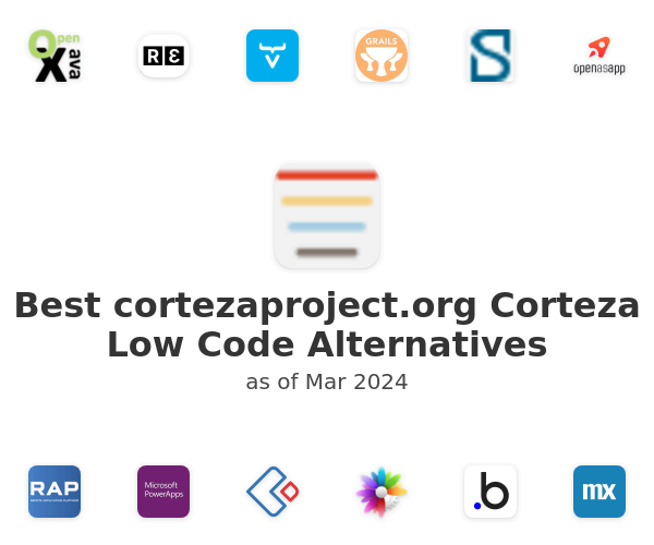 Best cortezaproject.org Corteza Low Code Alternatives