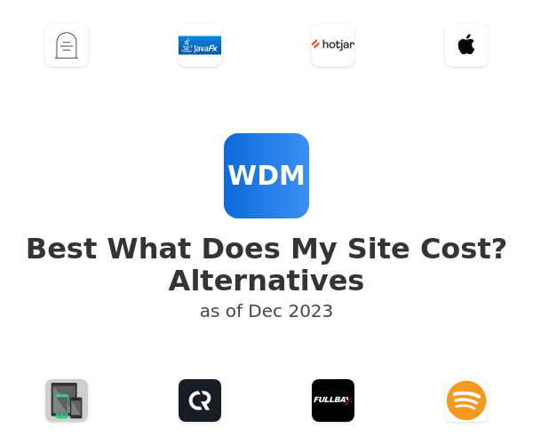 Best What Does My Site Cost? Alternatives