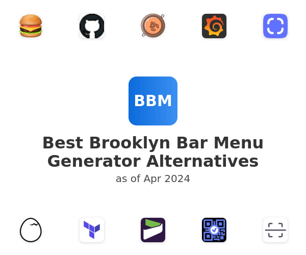 Best Brooklyn Bar Menu Generator Alternatives