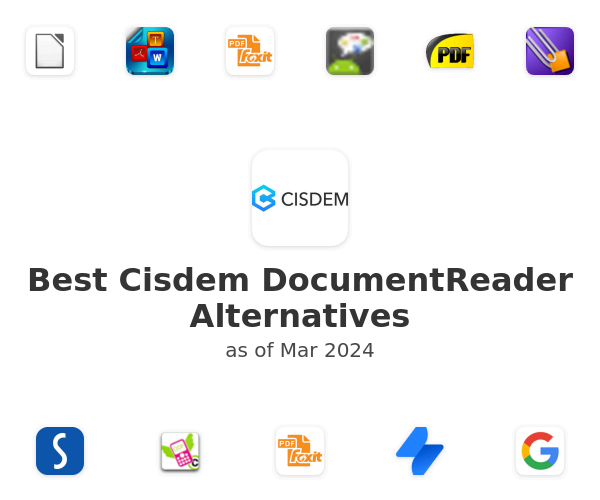Best Cisdem DocumentReader Alternatives